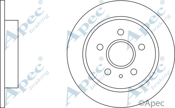 APEC BRAKING Bremžu diski DSK2675